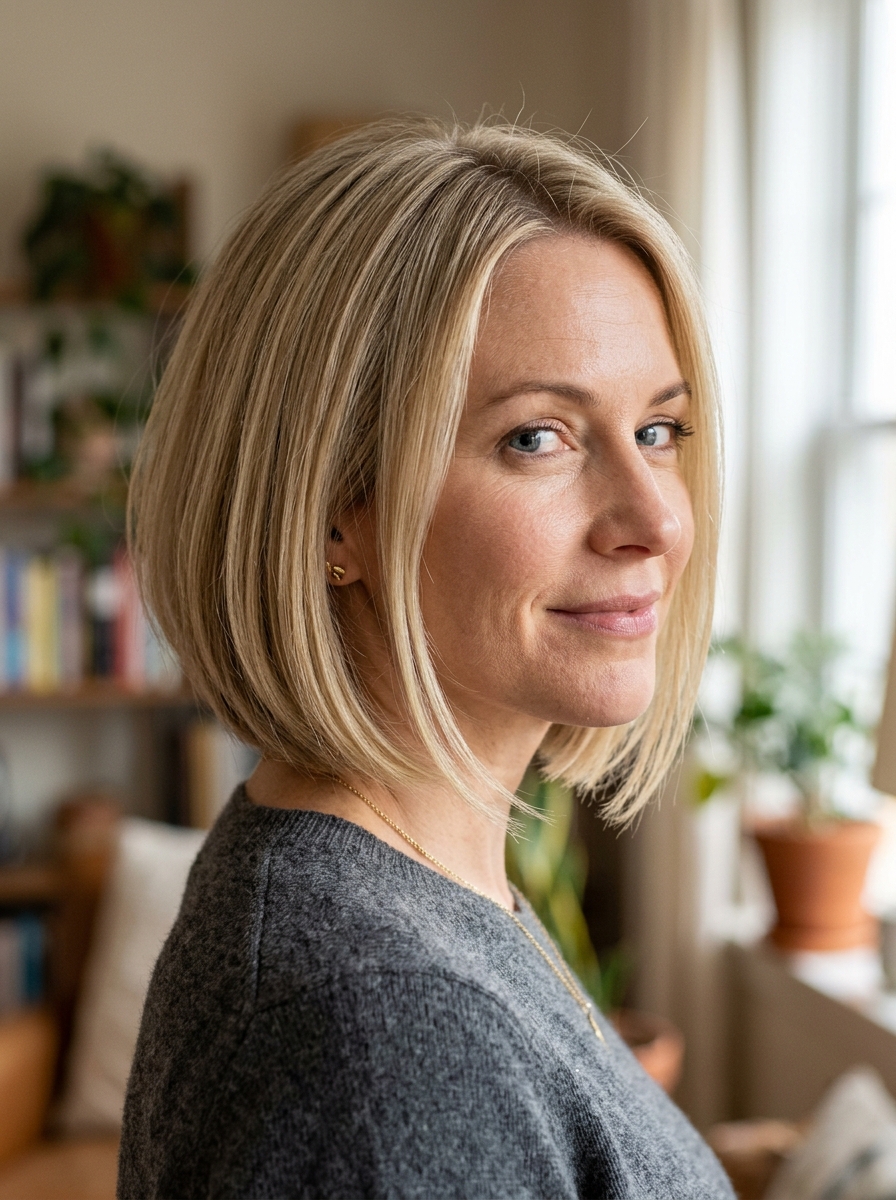 A-Line Bob als Kurze Bob Frisuren für feines Haar Inspiration 2026